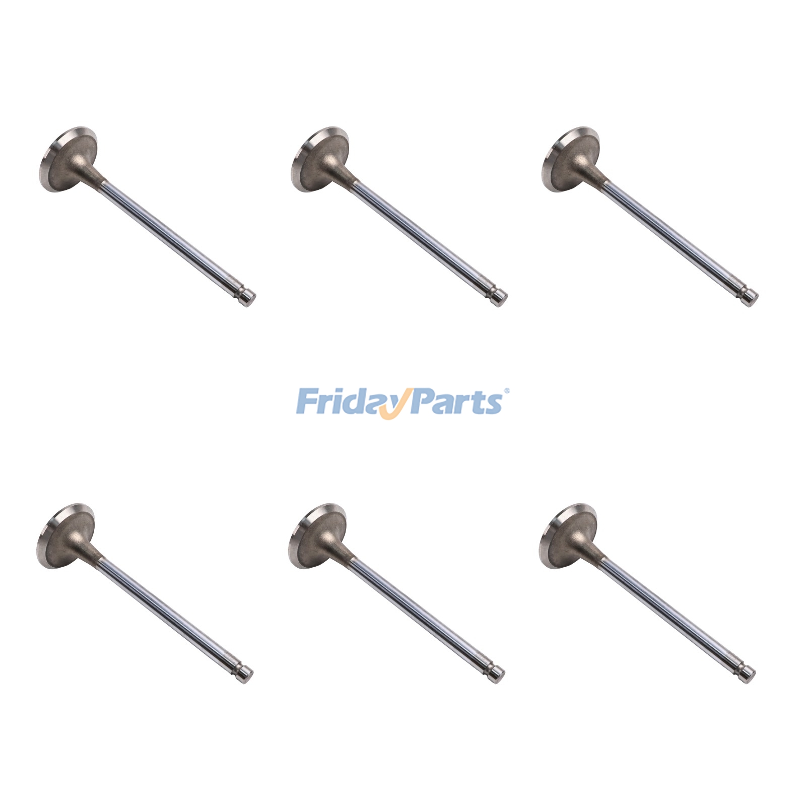 6 Pcs Valve Exhaust 3901607 for Cummins Engine 4B 4BT 4BTA 6B 6BT 6BTA in USA