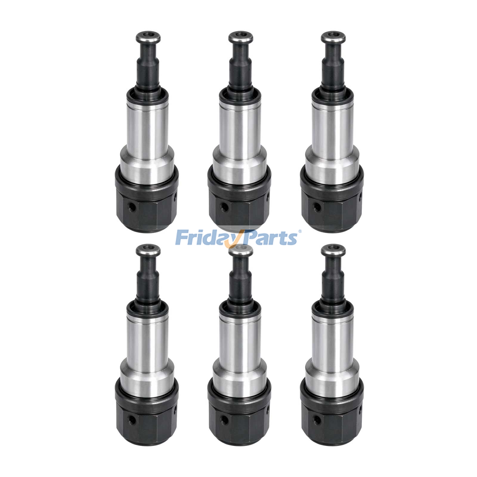 6 Piceces Element Plunger and Barrel Assembly for Daewoo Excavator DH220-5 DH225-7 - Replaces Zexel 131150-2620