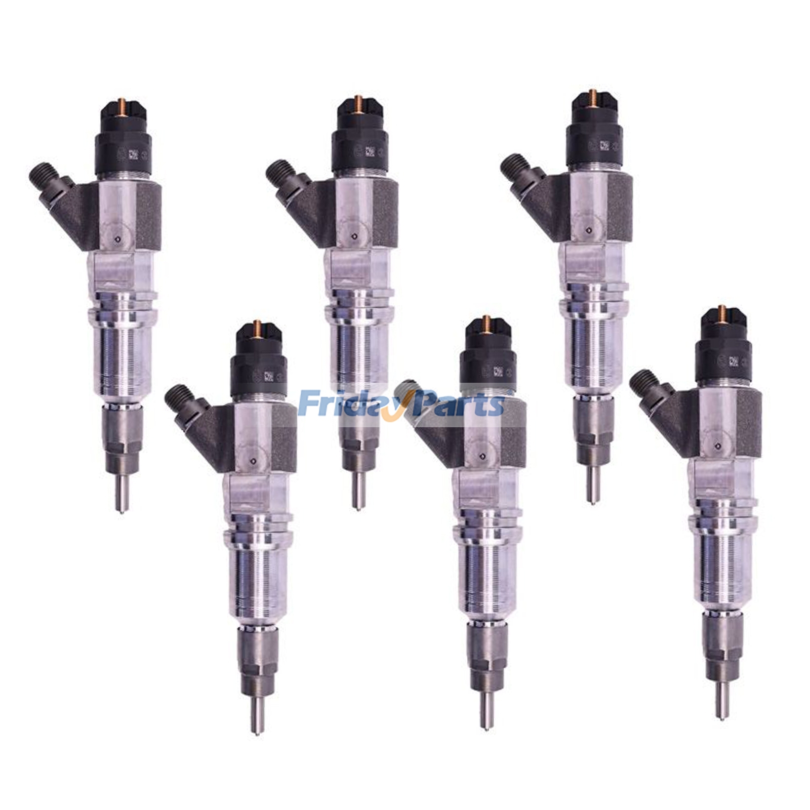 6ピース燃料インジェクター 504194432 0445012092 FPT/Ivecoエンジン F2CE9684 New Holland Combine CR10.90 A4 CR9060用