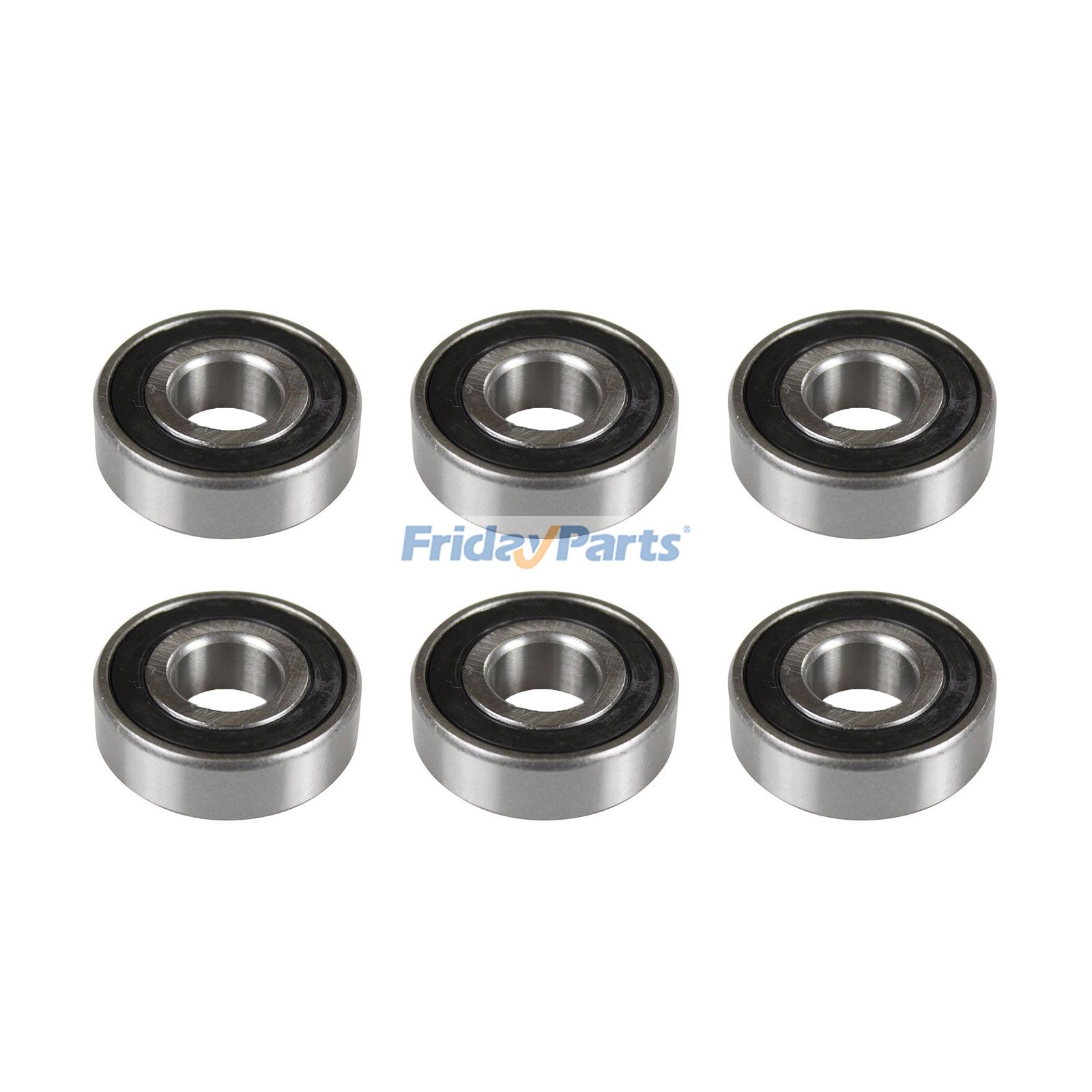 Lot de 6 roulements 5/8" 15,88 x 40 x 12 mm 741-0524 pour tondeuses Cub Cadet GT2544 GT2554 2166 2146 MTD 133P679H382 134P679H009 133P678H000