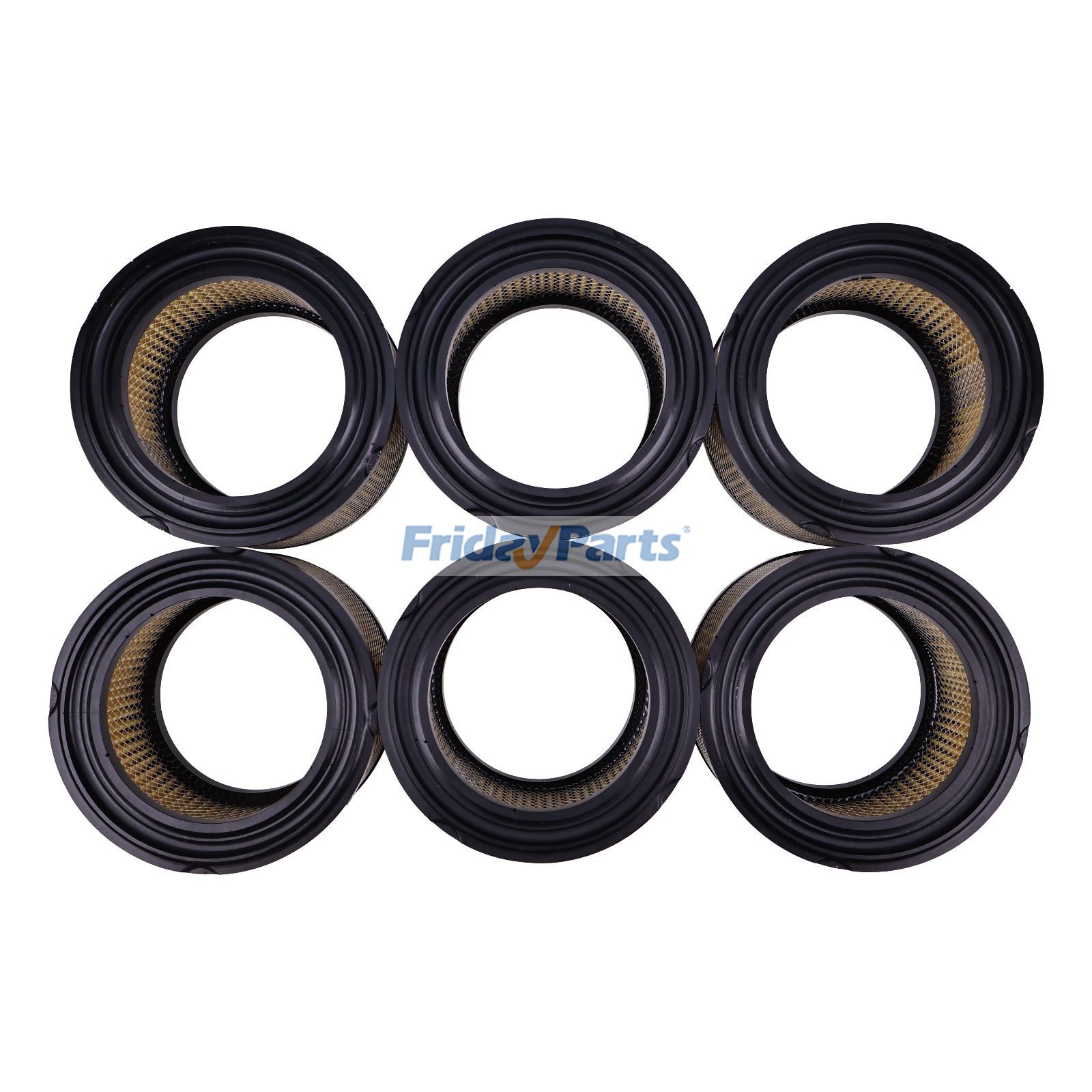 6 elementos de filtro de aire 110377E075 para compresor de aire Quincy QR-25 216 de FridayParts