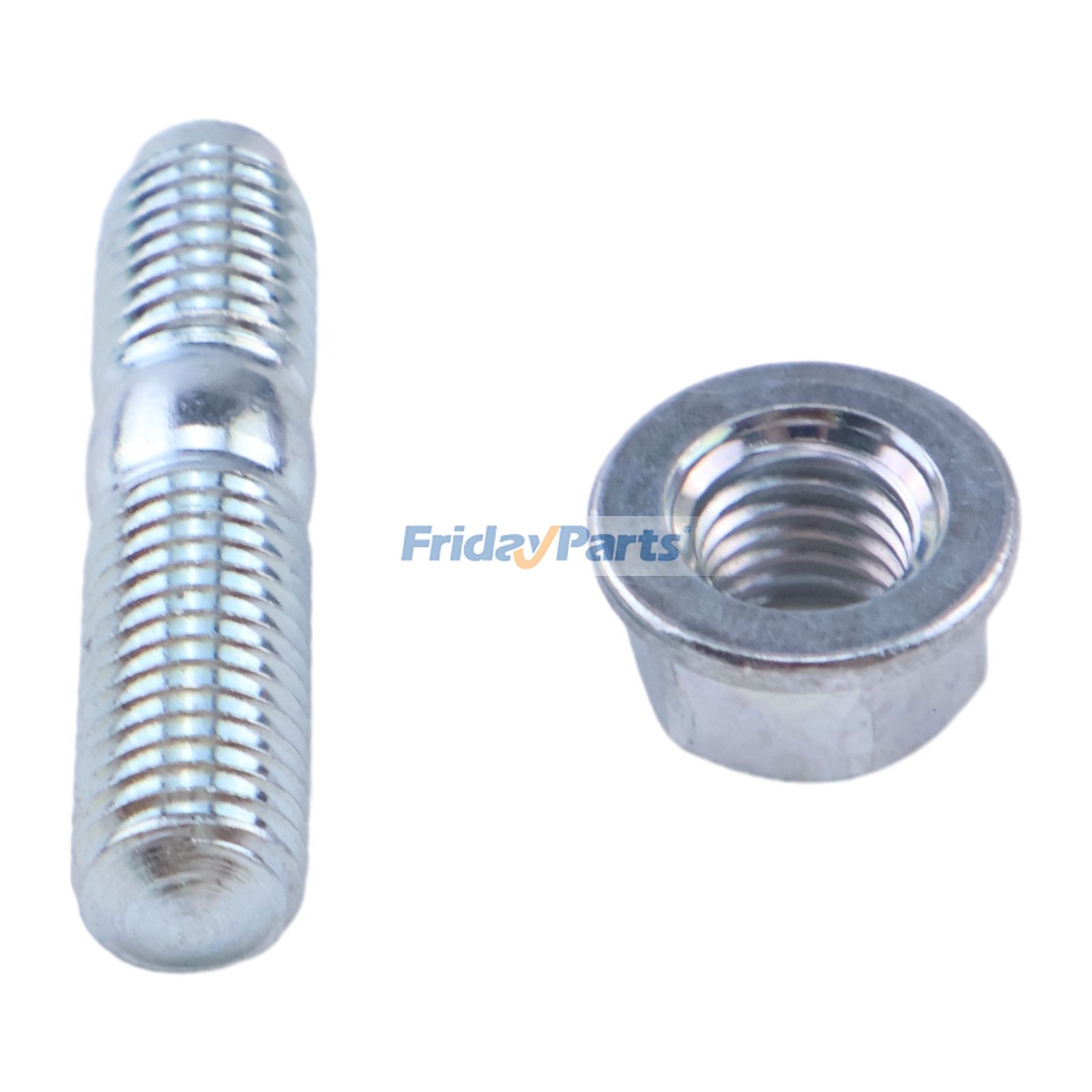 6 piezas de perno y tuerca 16241-91490 16271-92010 para Kubota BX23D BX2680 B2601HSD KX71-3 U25S RTV-X1100CW de FridayParts