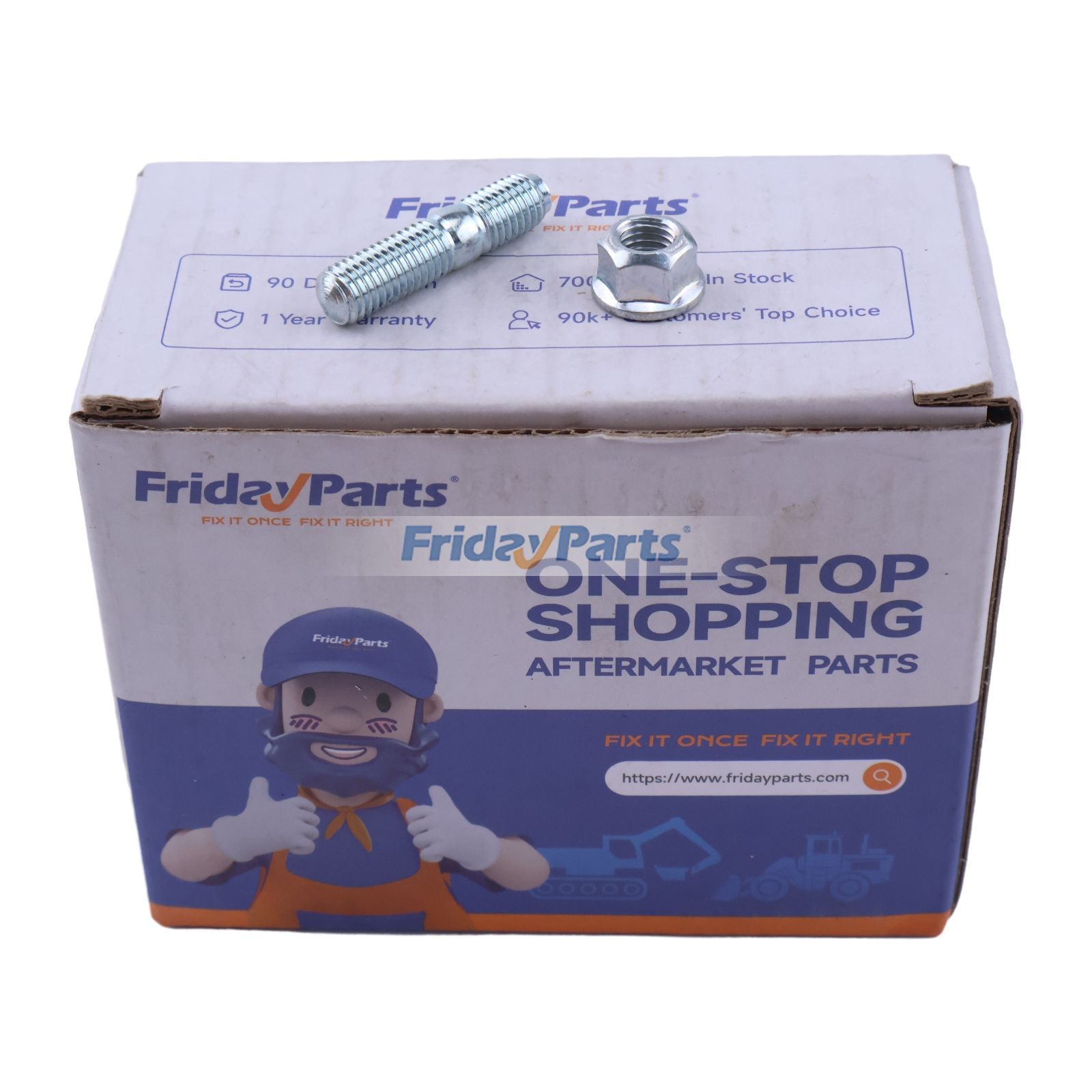 6 Stück Bolzen und Mutter 25-15346-00 25-15492-00 für Carrier Engine 3,69 4,91 Transport Refrigeration Vector 8600MT Supra 950