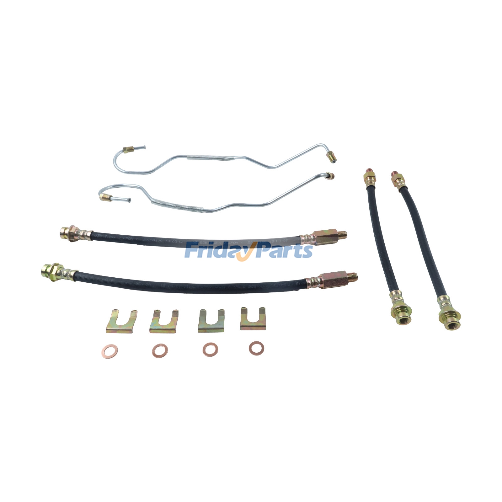 6-teiliger Bremsschlauch- und Leitungssatz für Chevrolet Corvette 1965-1982für Für Chevrolet