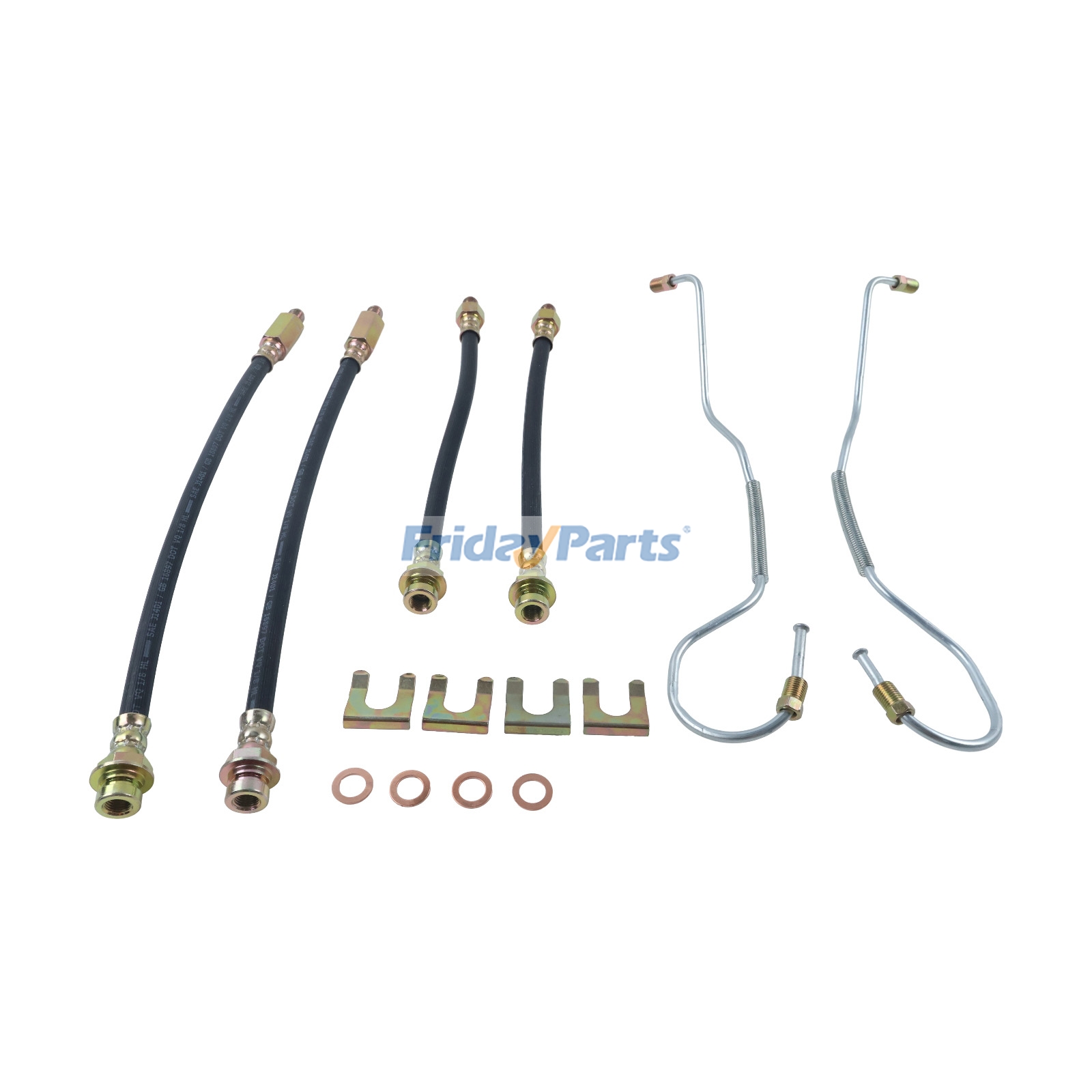 6-teiliger Bremsschlauch- und Leitungssatz für Chevrolet Corvette 1965-1982