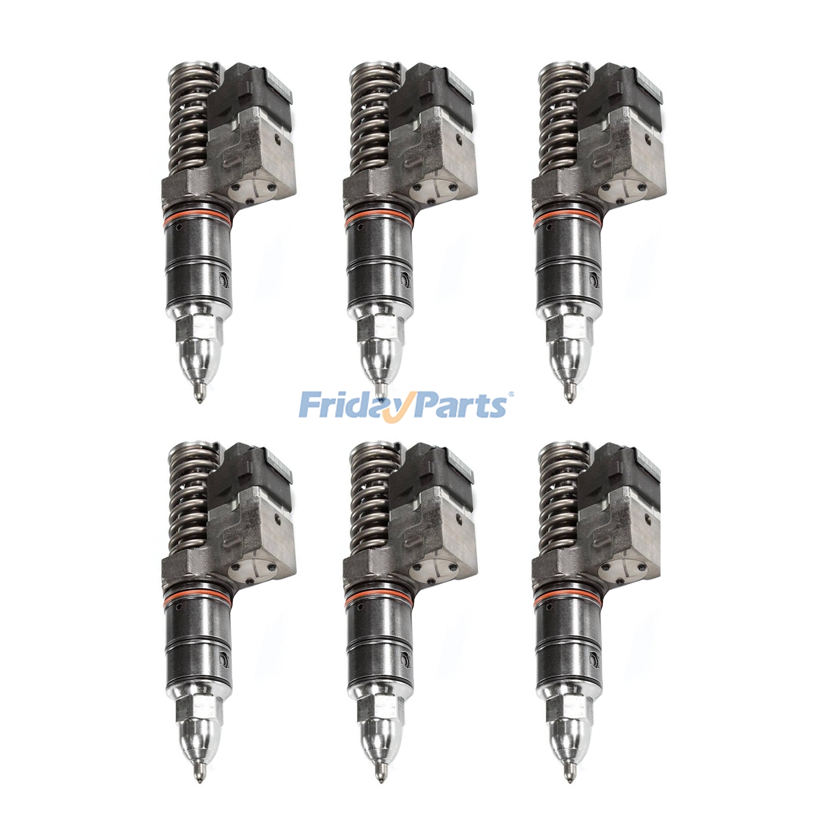 6 Pieces Common Rail Fuel Injector R5235580 for Detroit Engine S60 S50