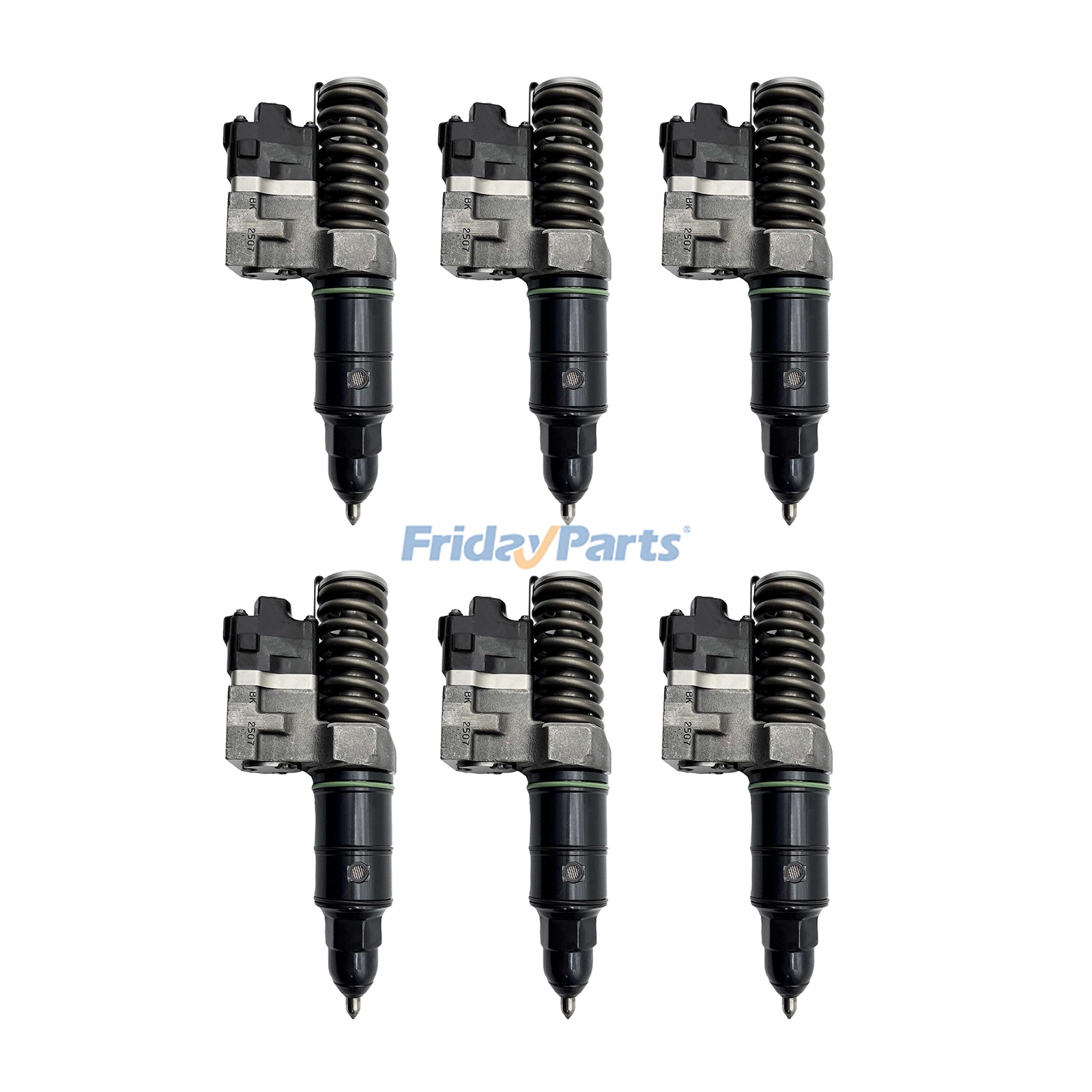 6 Pieces Common Rail Fuel Injector R5236981 for Detroit Engine S60 S50