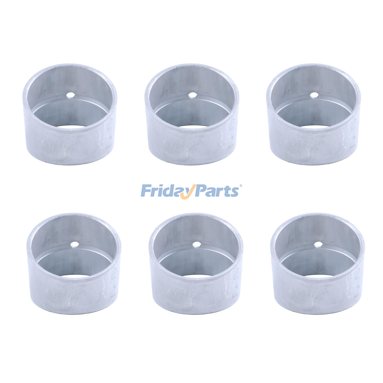 6 Pieces Connecting Rod Bushing 3043909 for Cummins Engine GTA38 QSK19 QSK38 QSK50 QSK60 KTA19 KTA38 G5.9 G50 ISC