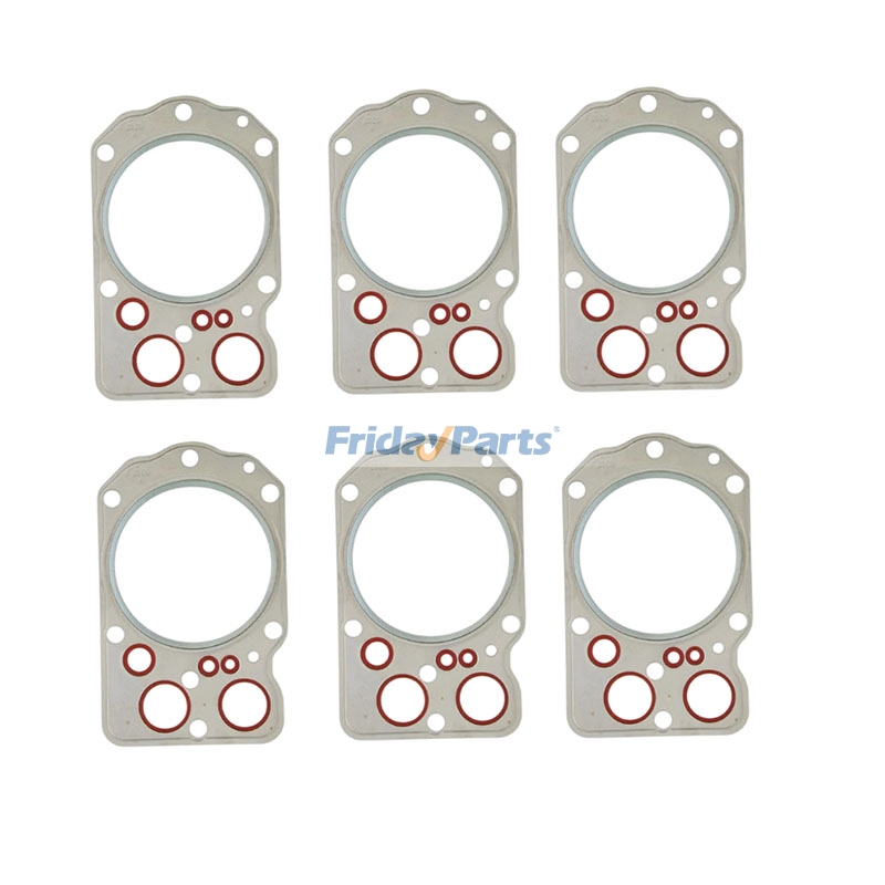 6 Pieces Cylinder Head Gasket ME051132 for Mitsubishi Engine 6D22 6D22T