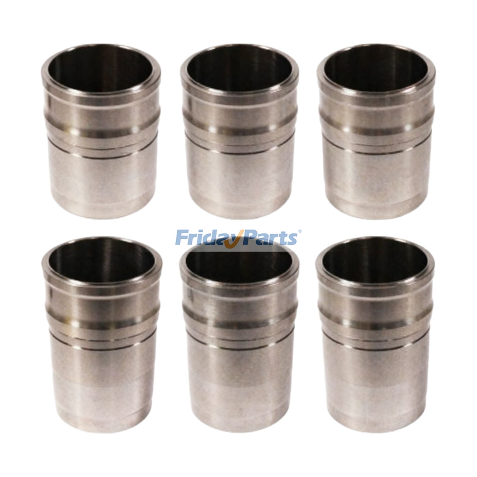 6 Pieces Cylinder Liner 5478894 for Cummins Engine 6C8.3 6CT 6CT8.3 6L8.3 ISL ISL8.9 ISL9 L8.9 L9 QSL8.9
