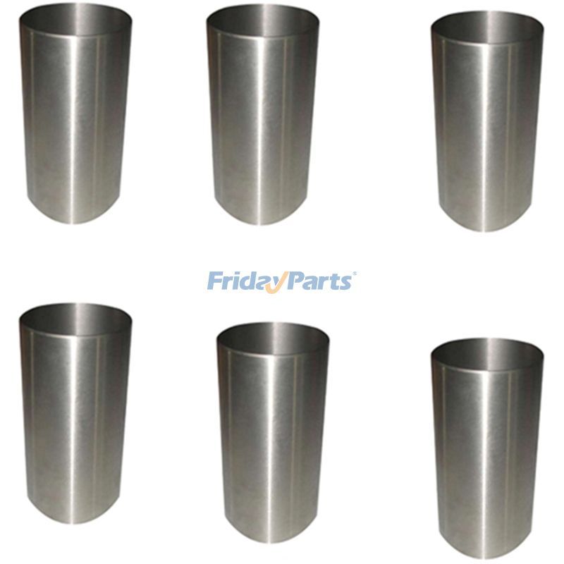 6 Pieces Cylinder Sleeve 5I 7523 for CAT Caterpillar 3066 Engine 311 312 313D 320 Excavator