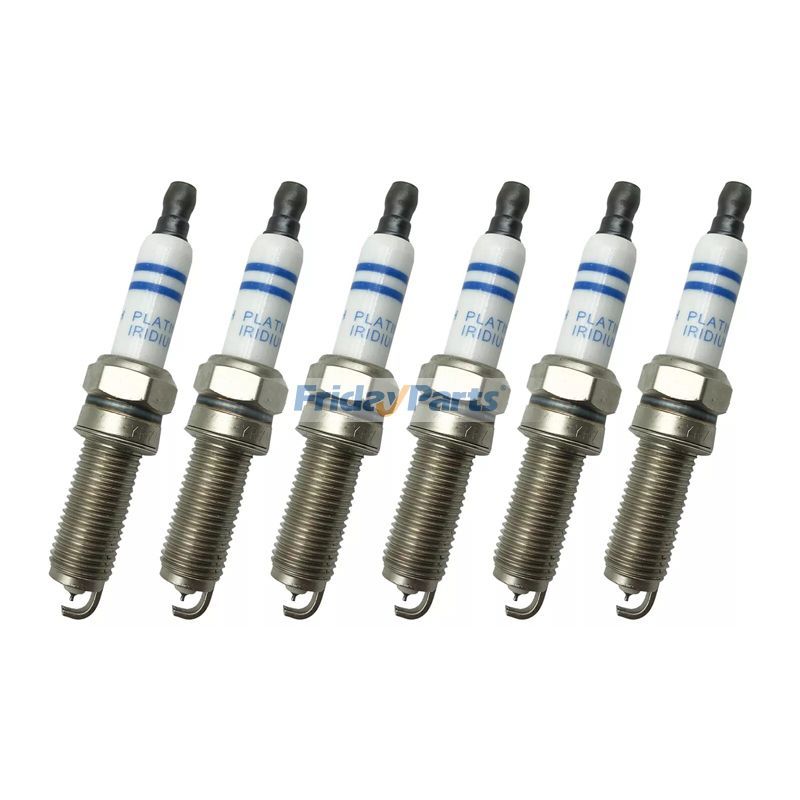 6 piezas de bujía de doble platino YR7MPP33 004159180326 para Mercedes Benz Clase C Clase E