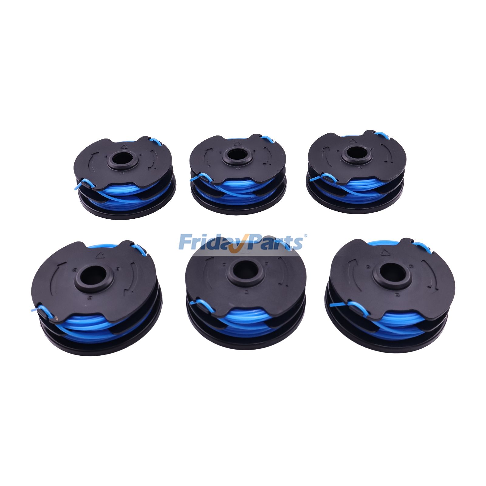 6 Stück Doppelspule 88512 für Toro 14" Elektro-Trimmer 51480