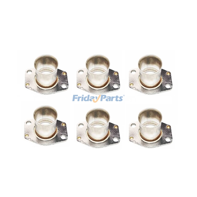 Manchon de collecteur d'échappement CH12340 (6 pièces) pour moteur Perkins 2806TAG1-A, 2806TAG2-A, 2806TAG3 et 2806J-E18TTA