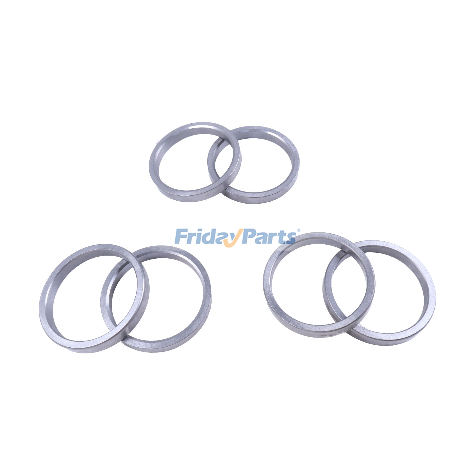 6 Pieces Exhaust Valve Insert 3086192 for Cummins Engine G5.9 QSK19 QSK50 QST30 K19 K38 K50 KTA50 KTAA19