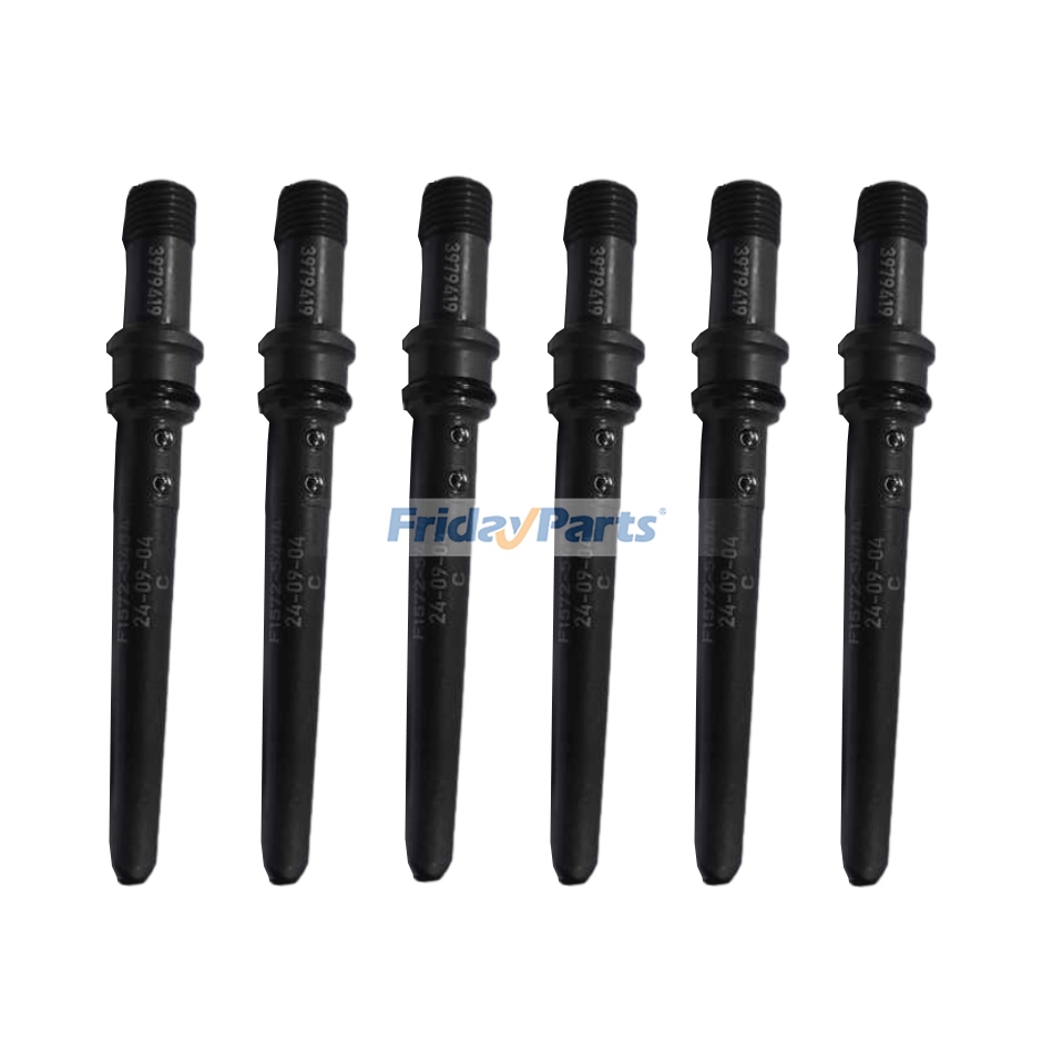 Conector de inyector Feul (6 piezas) 87348301 para tractores Cummins Enigne 6TAA-8304 CASE MX215 MX245 MX275 MX305
