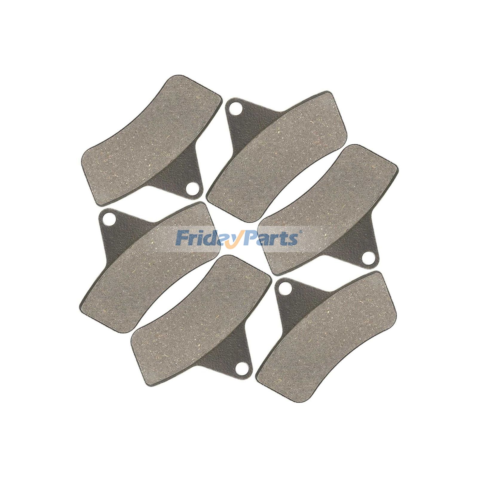 Plaquettes de frein avant et arrière 6 pièces 0402-882 0402-096 pour VTT Arctic Cat 250 300 375 400 500 2X4 4X4 1996-2004