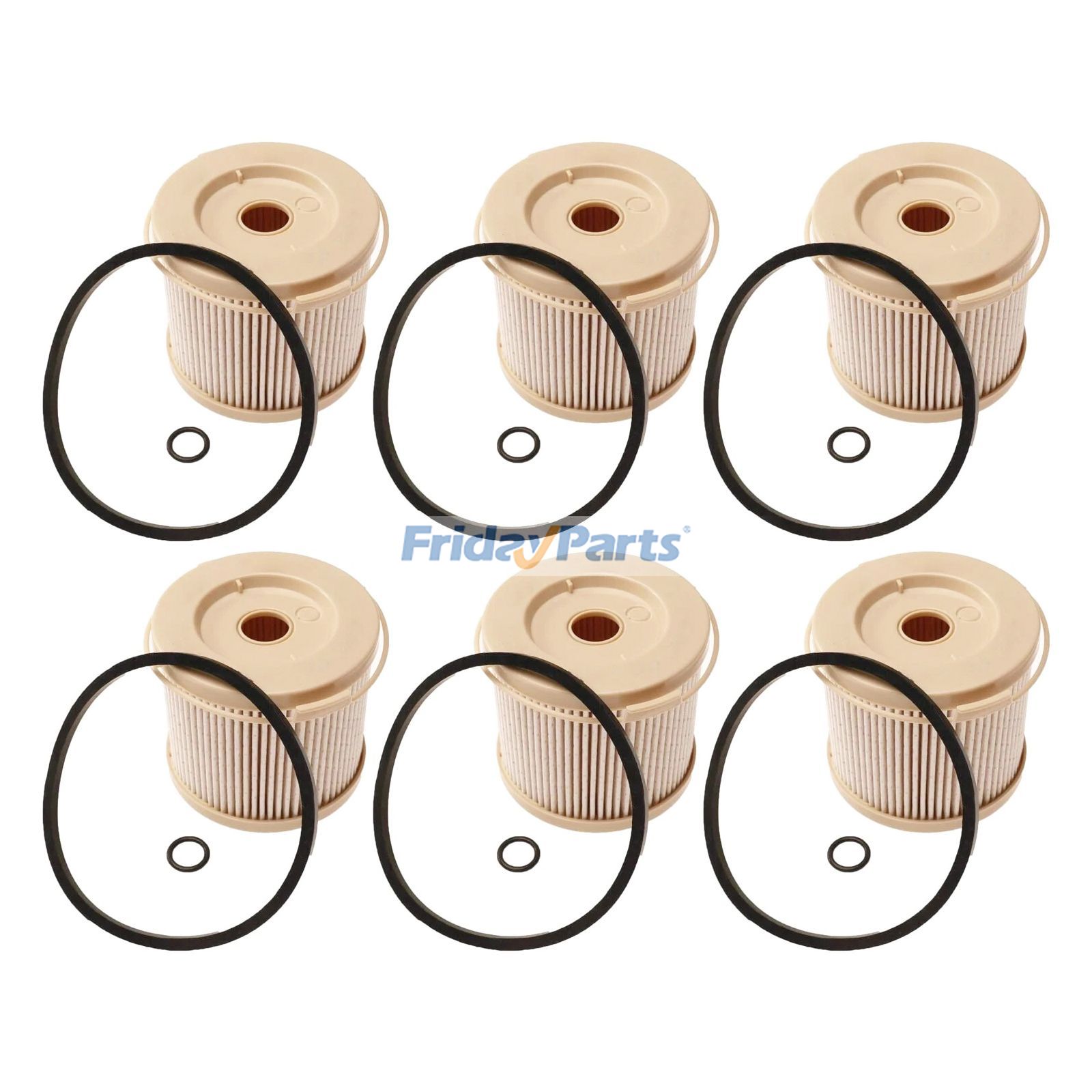 6 stück Kraftstoff Filter 861014 3917924 P552010 FS1208 für Volvo Penta Motor AD31D-A D3-110 D3-140 D4-260 D6-400 KAD300-A MD2030 TMD22A