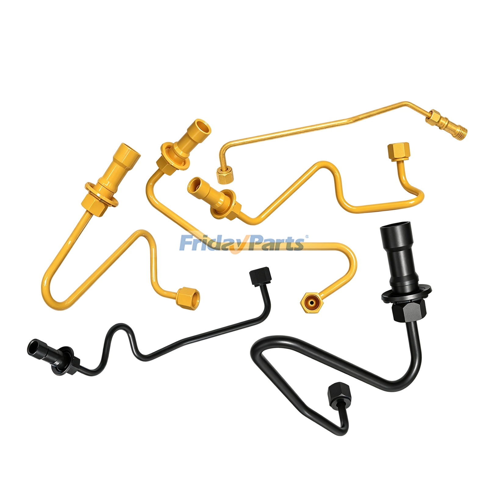 6 piezas de línea de inyección de combustible 370-5513 370-5516 370-5517 370-5518 393-5467 393-5468 para motor Caterpillar CAT C7.1 Excavadora 323 330 326GC M322D2 Cargadora 926 953 930K para Compactador,Topadora,Motor,Excavadora,Generador,Pala cargadora,Motoniveladora,Arrastrador,Tractor