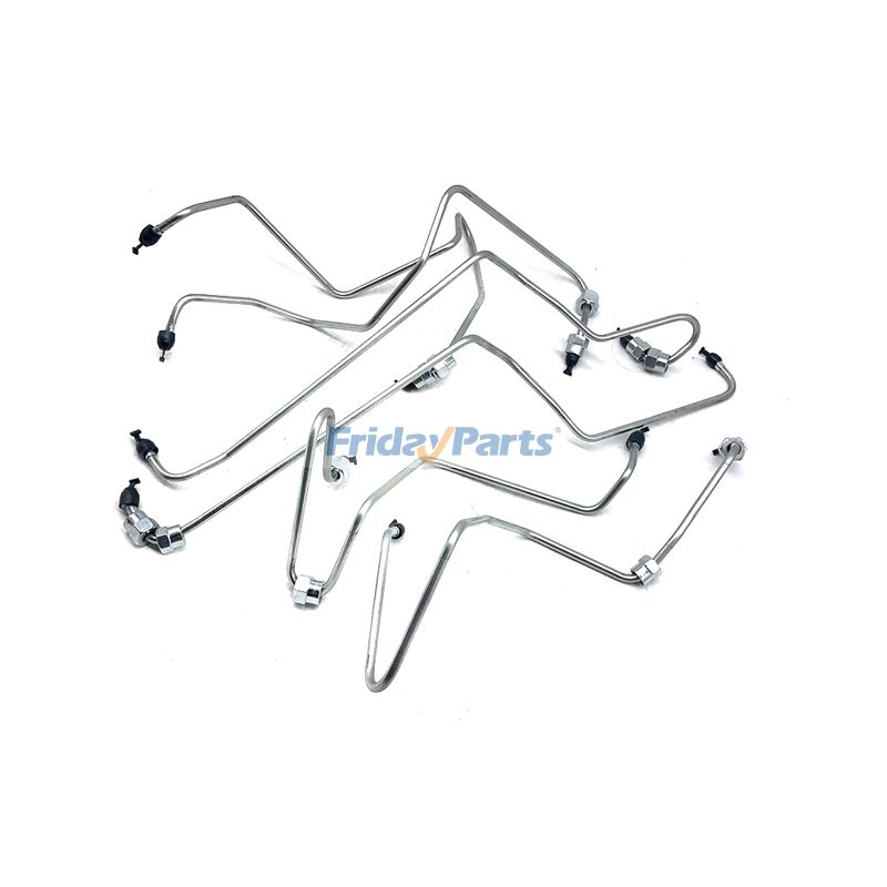 Kit de 6 tubes d'injection de carburant 6221-71-5111 6221-71-5121 pour moteur Komatsu SA6D108-1 SAA6D108E-2 et excavatrice PC300LC-5