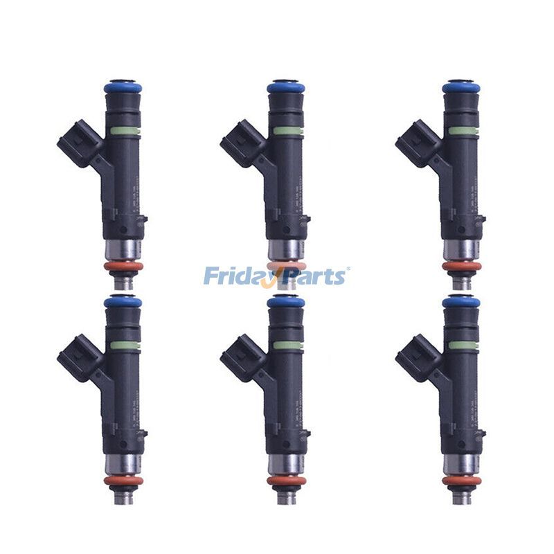 Injecteur de carburant 6 pièces 0280158165 12609192 pour moteur Volvo Penta 4.3L 5.0L 5.7L MerCruiser 4.3L 5.0L 5.7L 6.2L