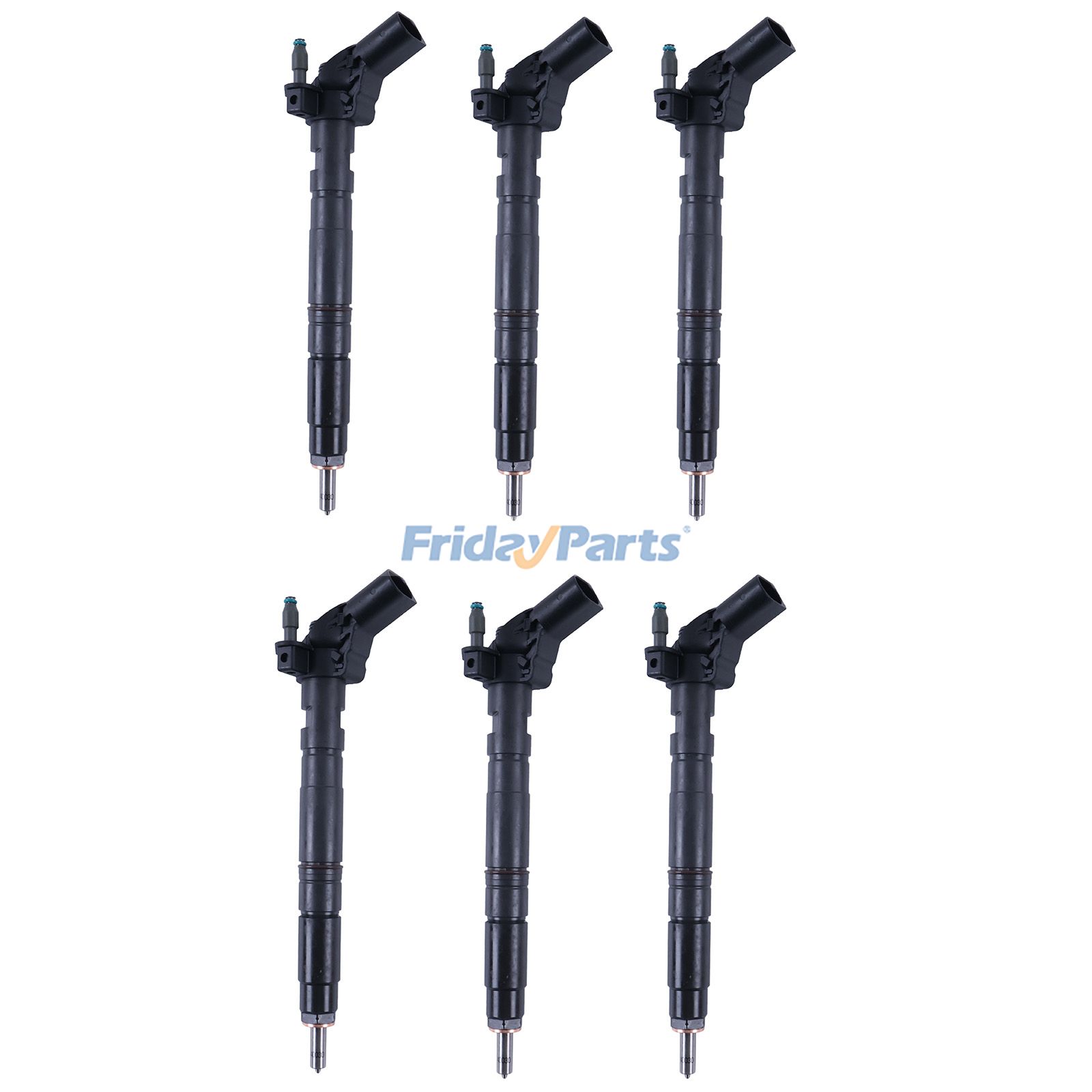 6 Pieces Fuel Injector 0445116022 0445116013 for Audi A4 A5 A6 Q5 Q7 Volkswagen Touareg Land Rover Discovery