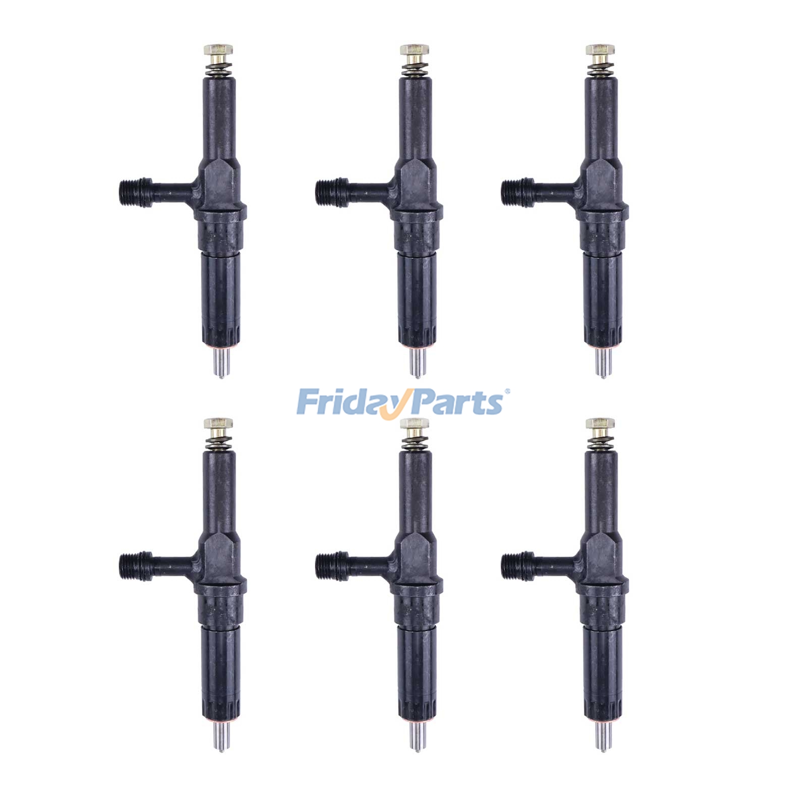 6 inyectores de combustible 1153004280 para motor Isuzu 6HK1-T para Motor