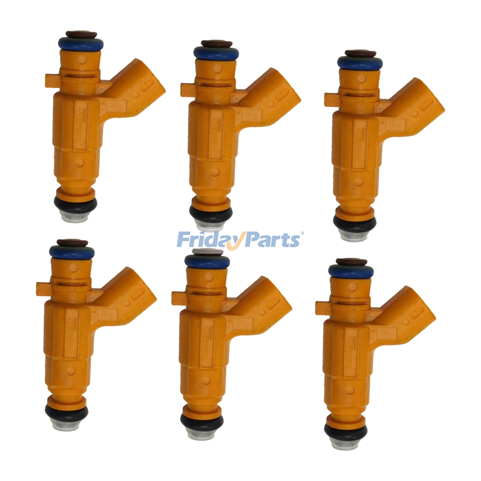 6 Pieces Fuel Injector 12581682 for Chevrolet Vectra Saab 9-3 2006-2009 para Vehículo