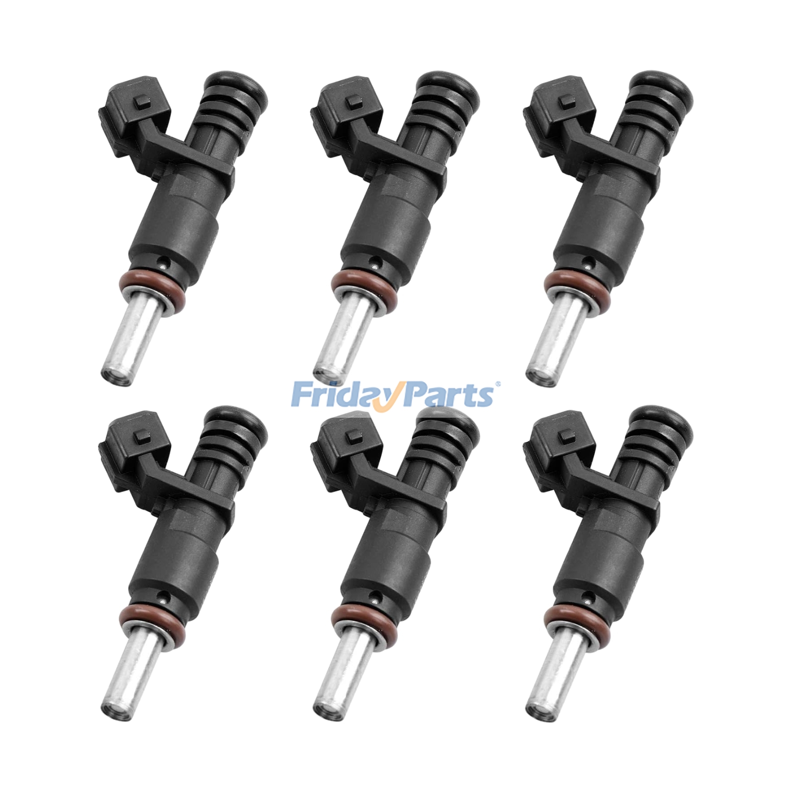 Conjunto de 6 injetores de combustível 13537531634 7531634 para BMW 128i 323i 325i 325xi 328i 328xi 330i 330xi 525i 525xi 528i 528xi 530i 530xi X3 X5 Z4 3.0L L6 2006-2013