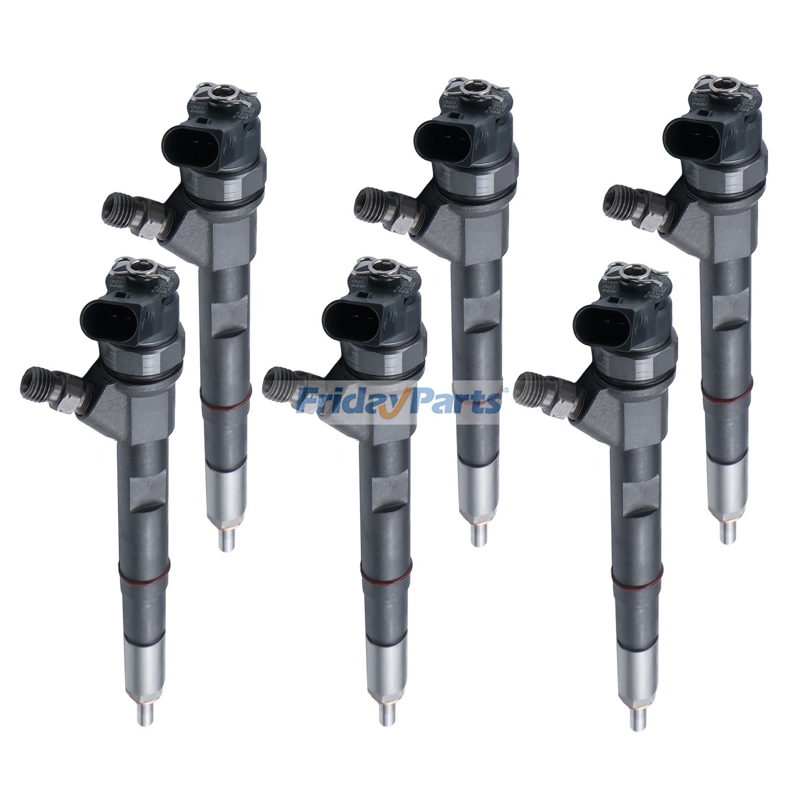 6 stück Kraftstoff Injektor 13537792096 für BMW 5 Touring M57 2004-2010