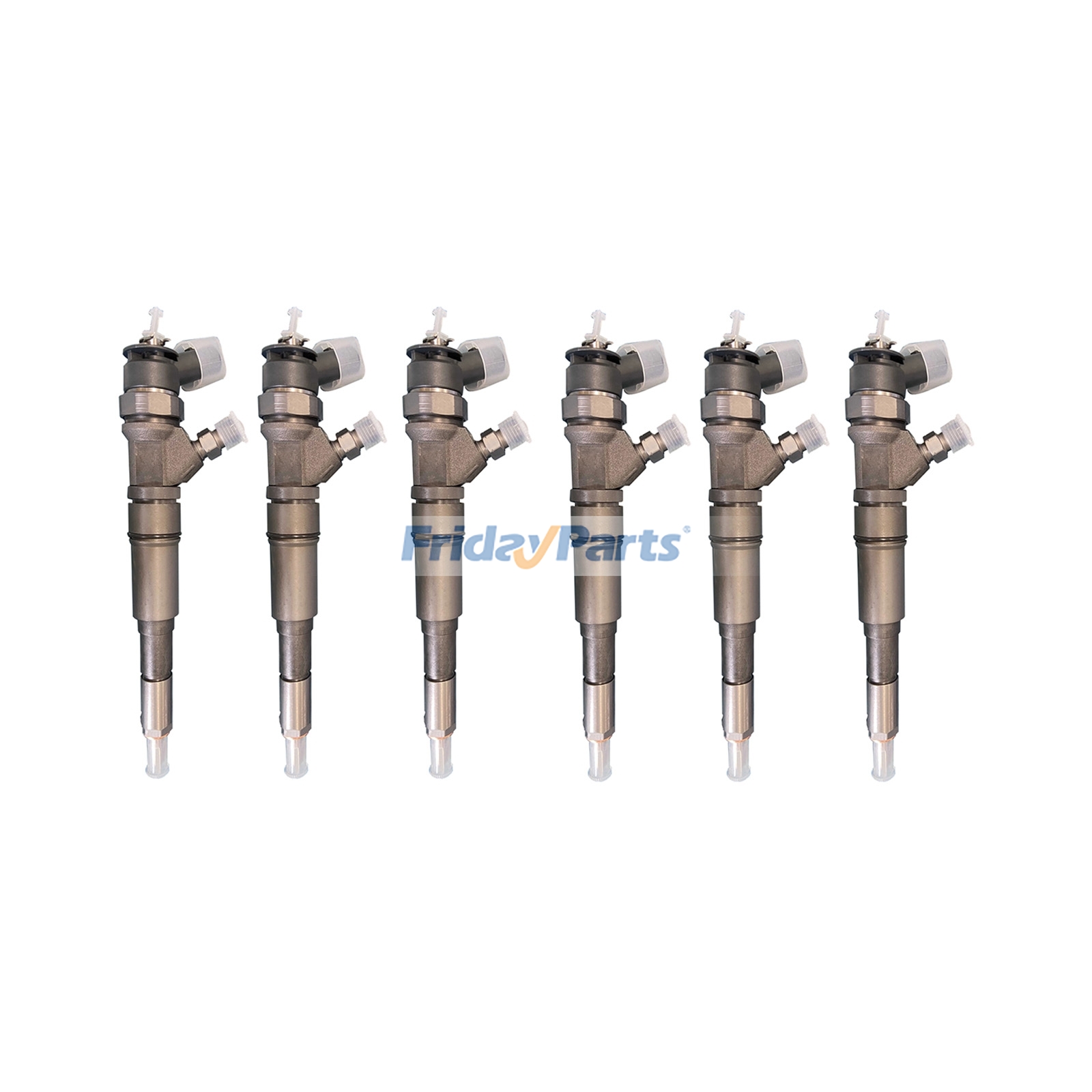 6 Pieces Fuel Injector 13537792096 for BMW 5 Touring M57 2004-2010