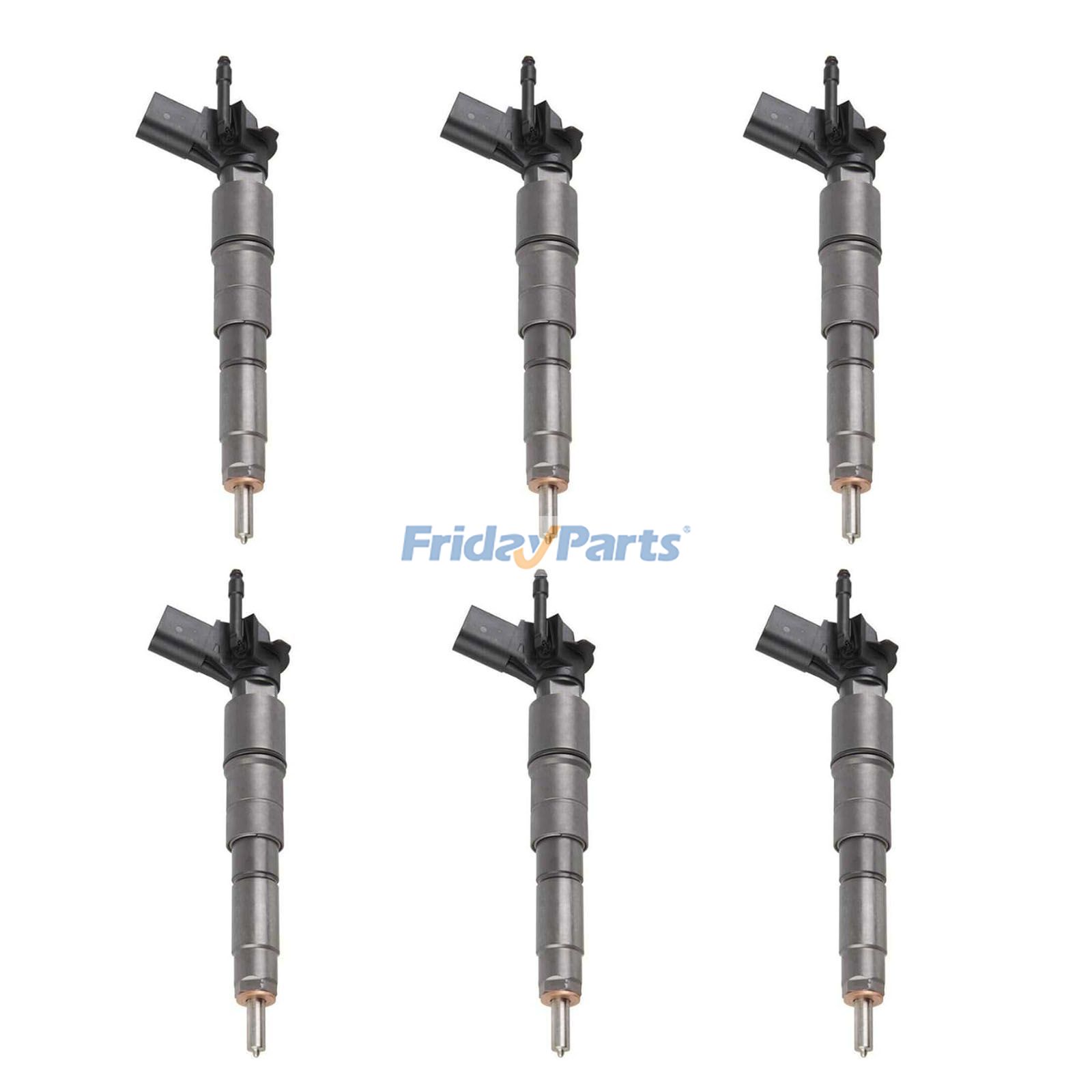6 Stück Einspritzdüsen 13537808094 13537808089 13537809194 für BMW 330 335 530 X3 X5 X6 2006-2012