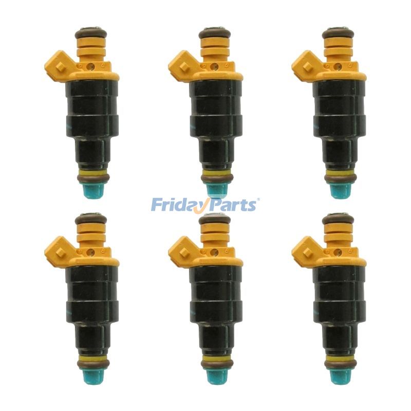 6 Stück Einspritzdüsen 13641276149 für BMW 635CSi 735i 535i 525i 528i 628CSi 1981-1987