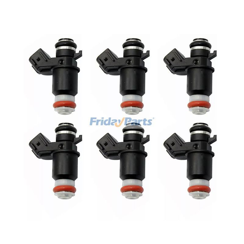 6 stück Kraftstoff Injektor 16450-MCA-013 für Honda Motorrad Goldwing 1800 GL1800 Silber Flügel FSC600A