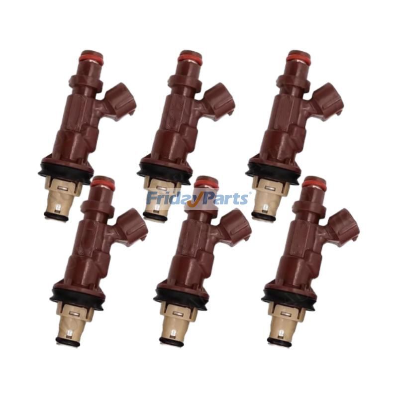 6 Pieces Fuel Injector 23209-62040 23250-62040 158-0561 for Toyota Tundra 4Runner Tacoma 3.4L 1999-2004