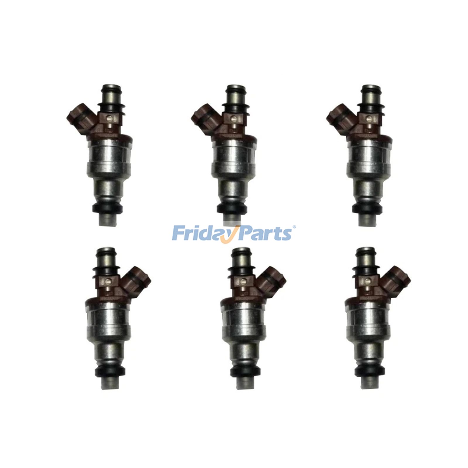 6 stück Kraftstoff Injektor 23250-65020 für 1989-1995 Toyota Pickup 4Runner T100 3,0 L V6