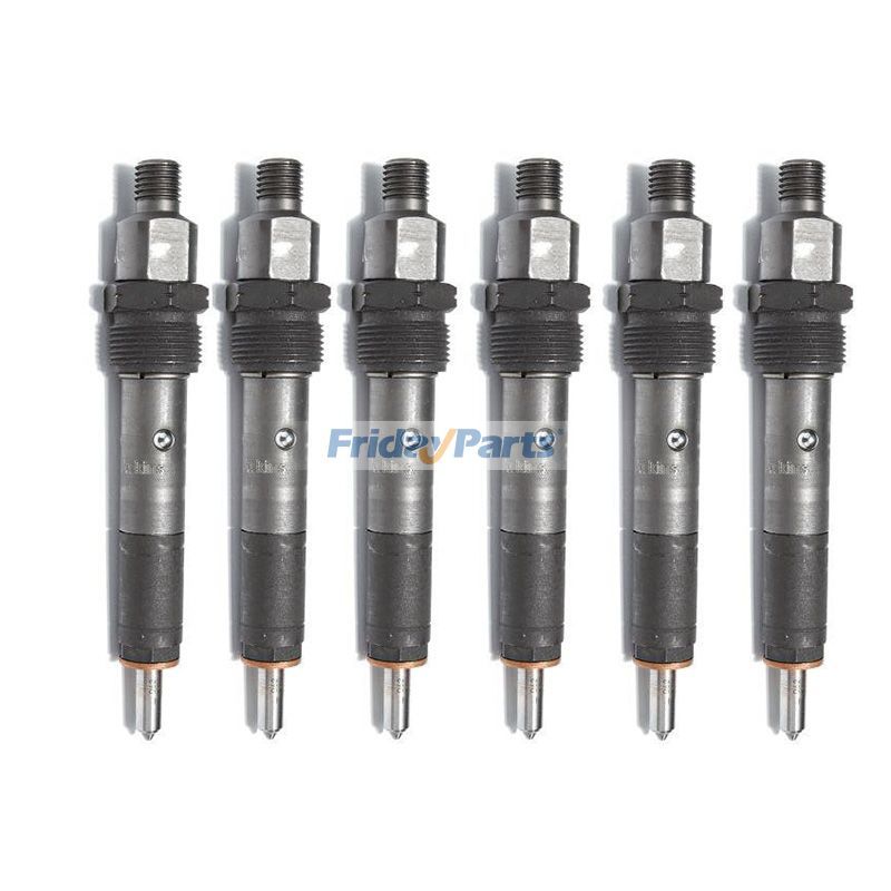 6 Pieces Fuel Injector 2645A045 for Perkins Engine 1000 Massey Ferguson Tractor 4260 4360 6270 6280 6290