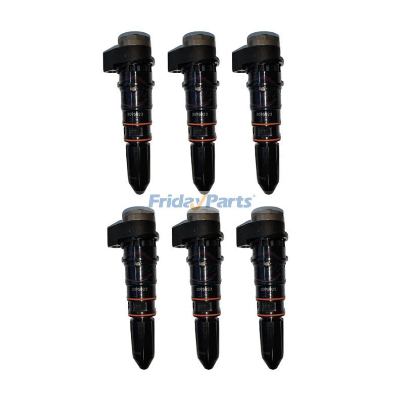 6 Pieces Fuel Injector 3095023 for Cummins Engine K19 N14