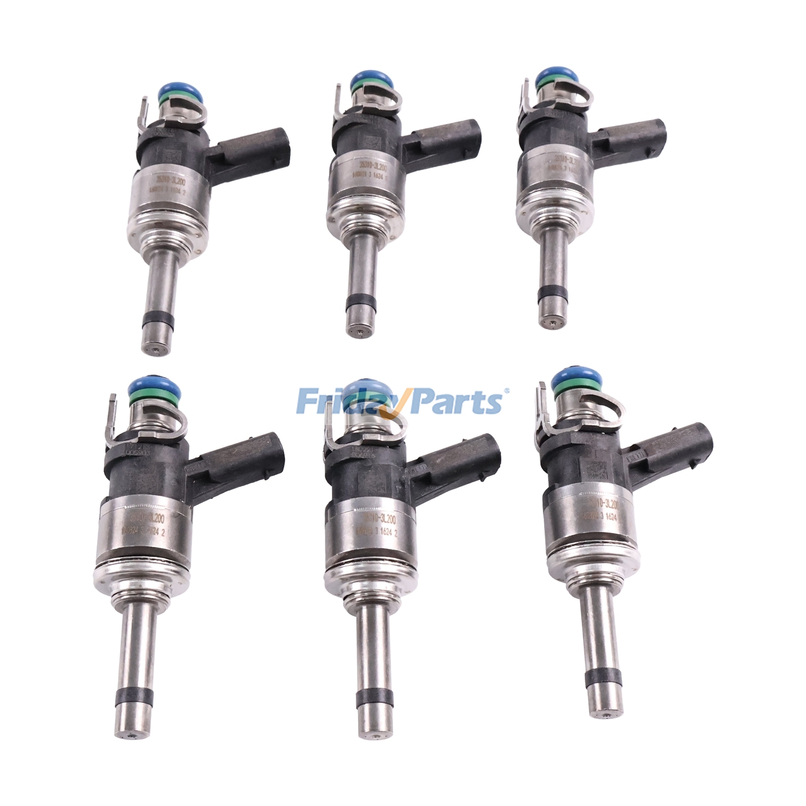 Inyector de combustible 353103L200 (6 unidades) para Kia Cadenza (2017-2020), Sedona (2019-2021), Sorento (2020-2024) y Telluride (2020-2024). para Vehículo