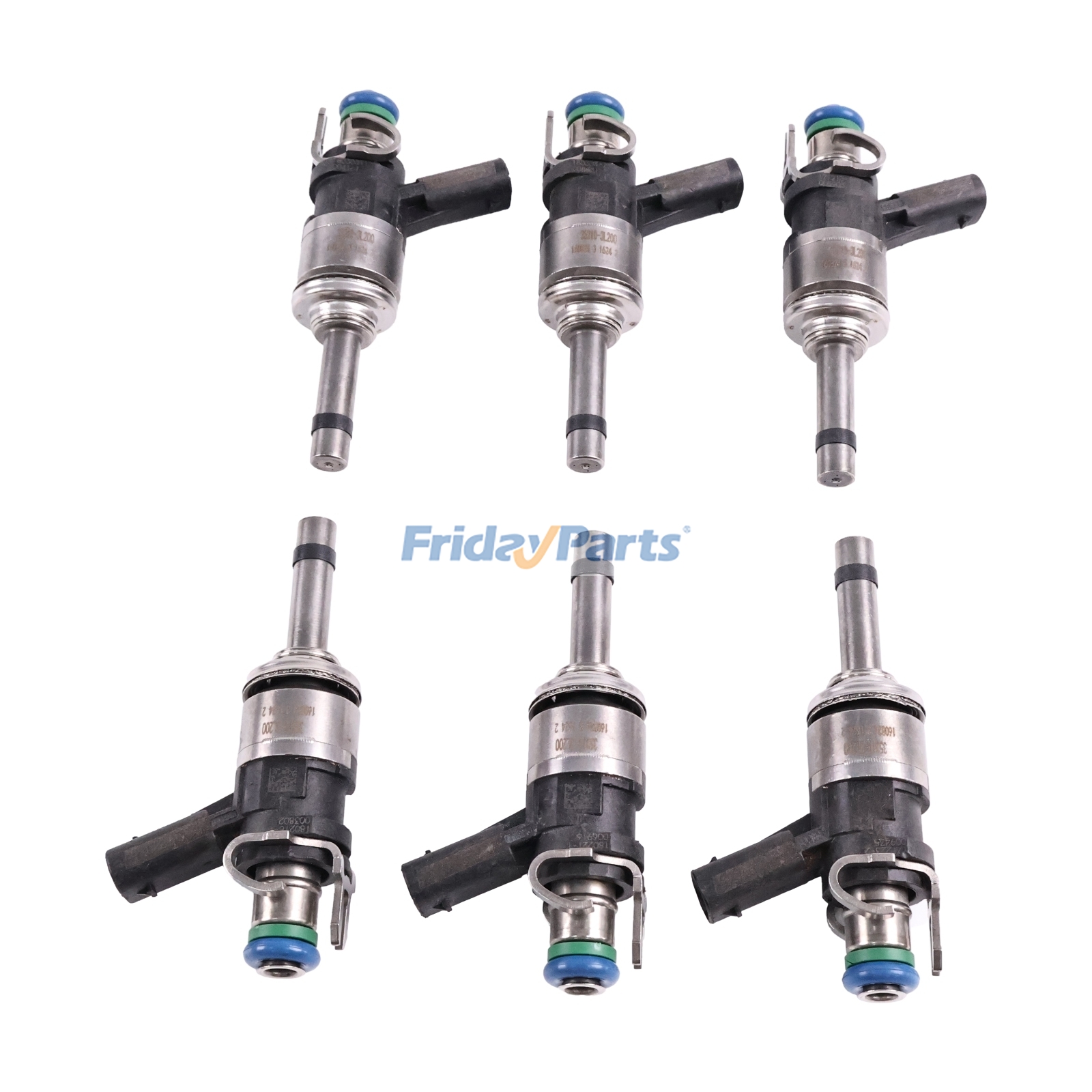 Inyector de combustible 353103L200 (6 unidades) para Kia Cadenza (2017-2020), Sedona (2019-2021), Sorento (2020-2024) y Telluride (2020-2024). de FridayParts