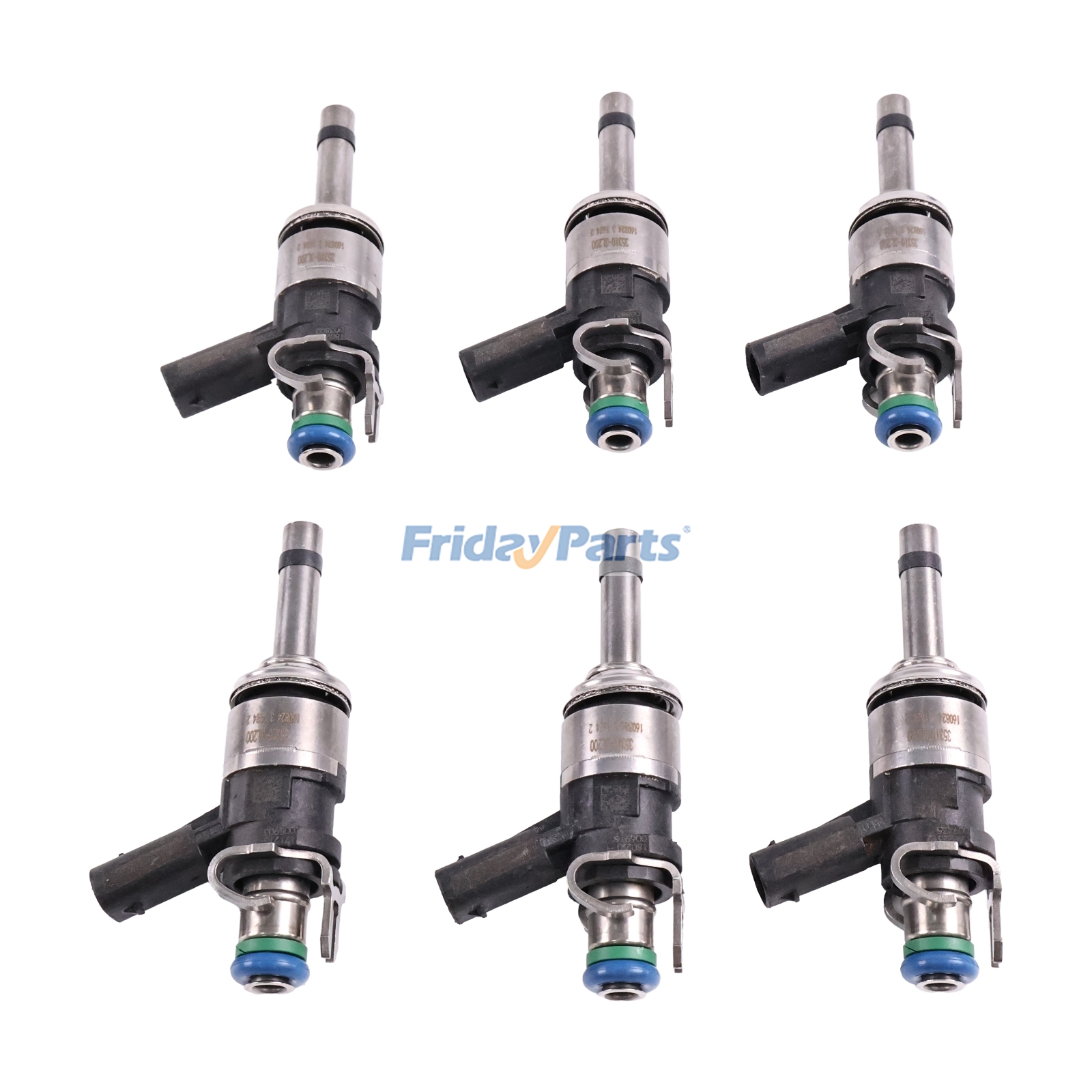 Inyector de combustible 353103L200 (6 unidades) para Kia Cadenza (2017-2020), Sedona (2019-2021), Sorento (2020-2024) y Telluride (2020-2024). para Vehículo Para Kia FridayParts