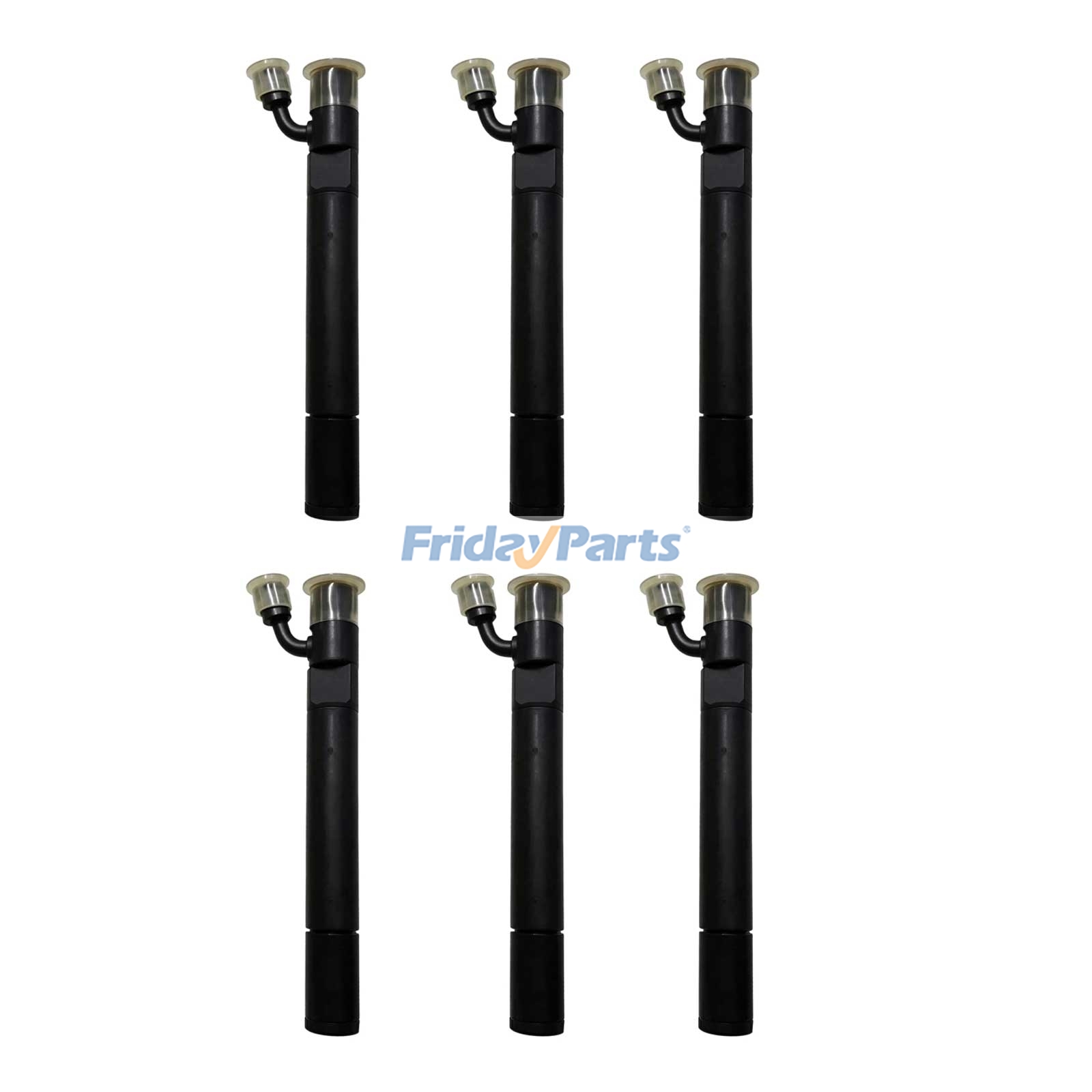 6 Pieces Fuel Injector 3919582 for Cummins Engine 6B5.9 6C8.3