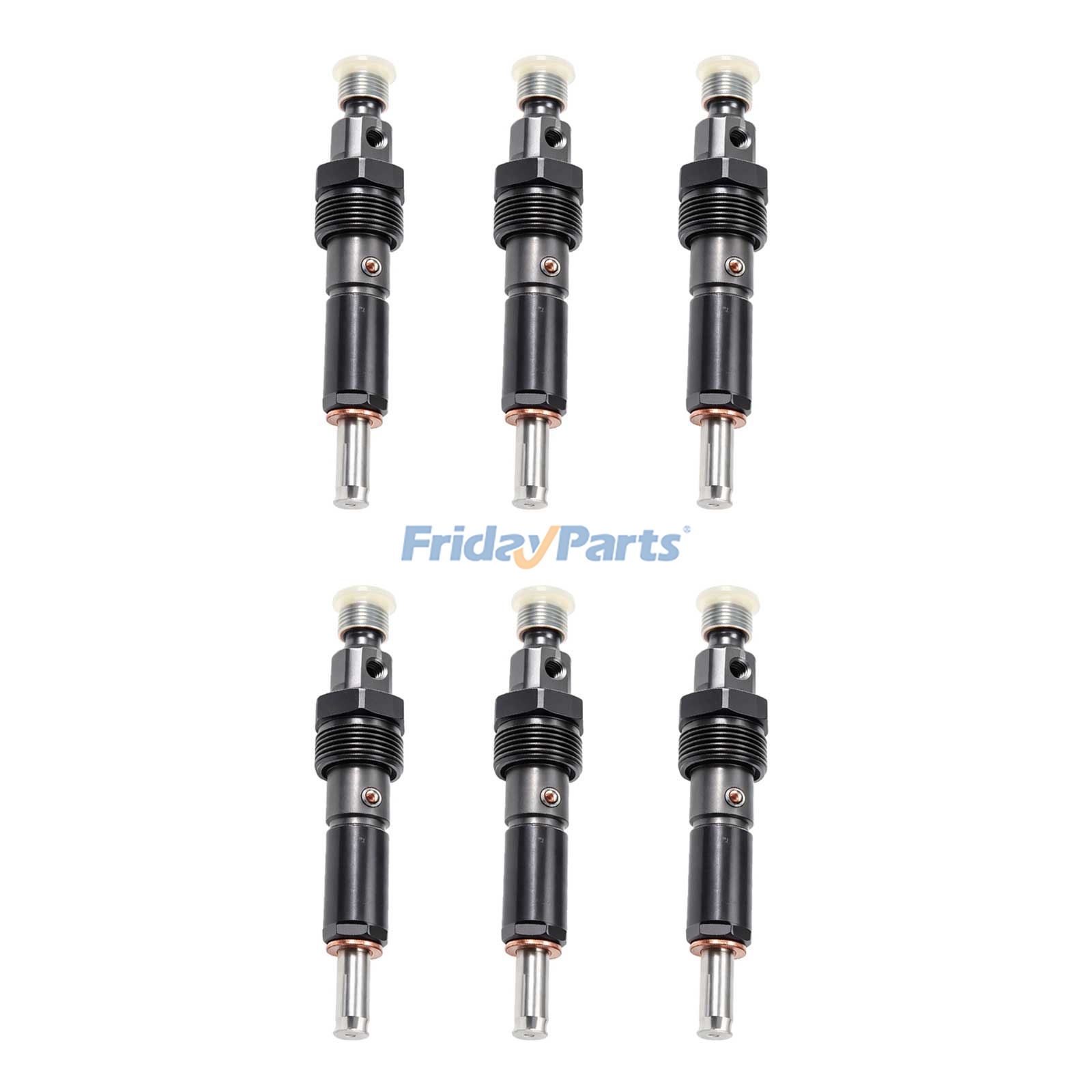 6 inyectores de combustible 3921910 para motor Cummins 6BTA ISB QSB para Motor