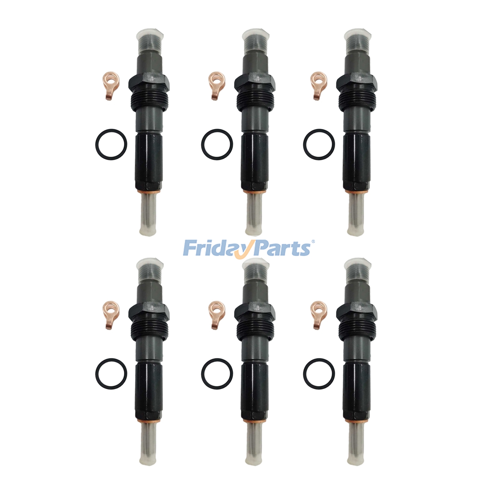 6 injecteurs de carburant 3927618 pour moteur Cummins 6BTAA