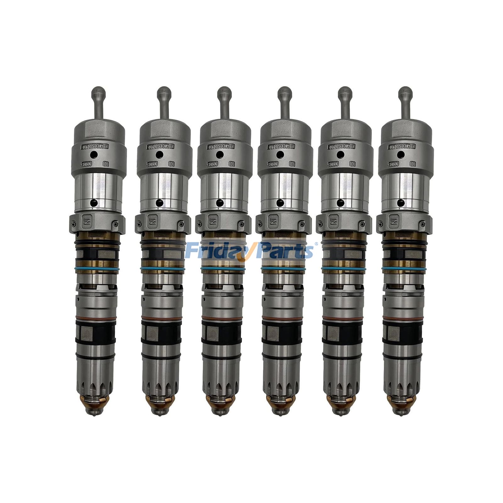 6 stück Kraftstoff Injektor 4088431 4076533 4087889 für Cummins Motor QSK23 QSK19 K19
