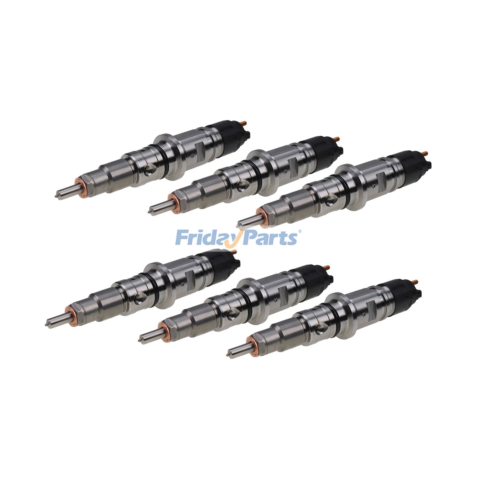 6 Pieces Fuel Injector 5256034 0445120187 for Cummins Engine B6.7 ISB ISB6.7 ISL QSB6.7 Dodge Ram 3500 4500 5500 6.7L 2013-2018