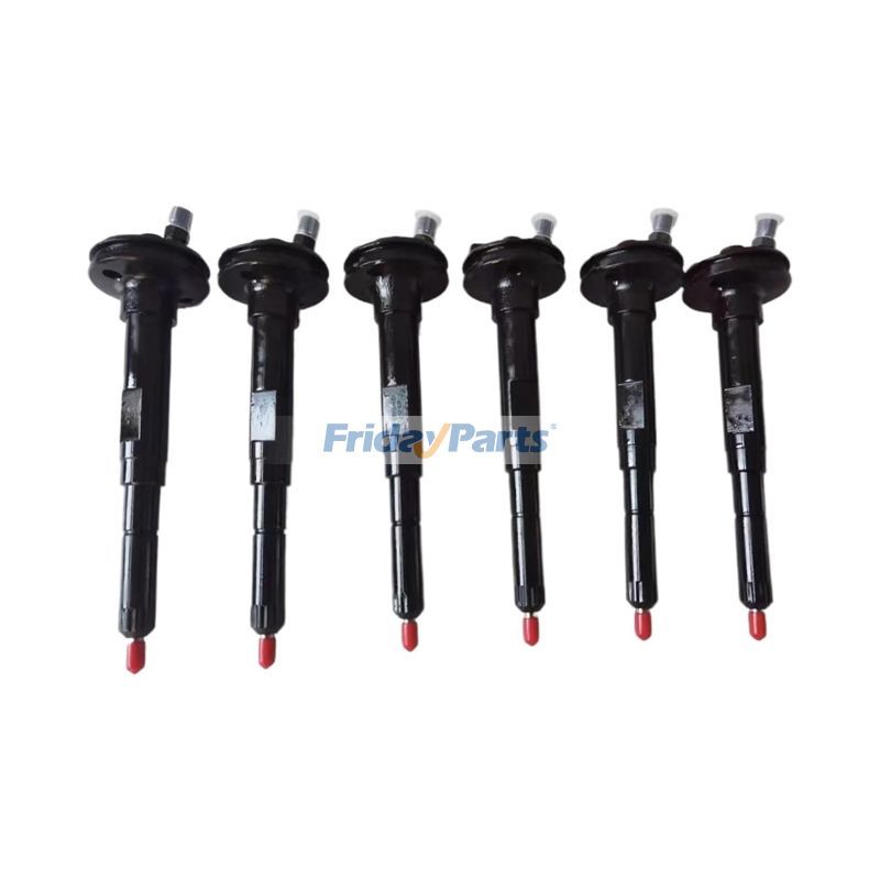 6 stück Kraftstoff Injektor 6150-11-3101 für Komatsu Motor 6D125-1 S6D125-1