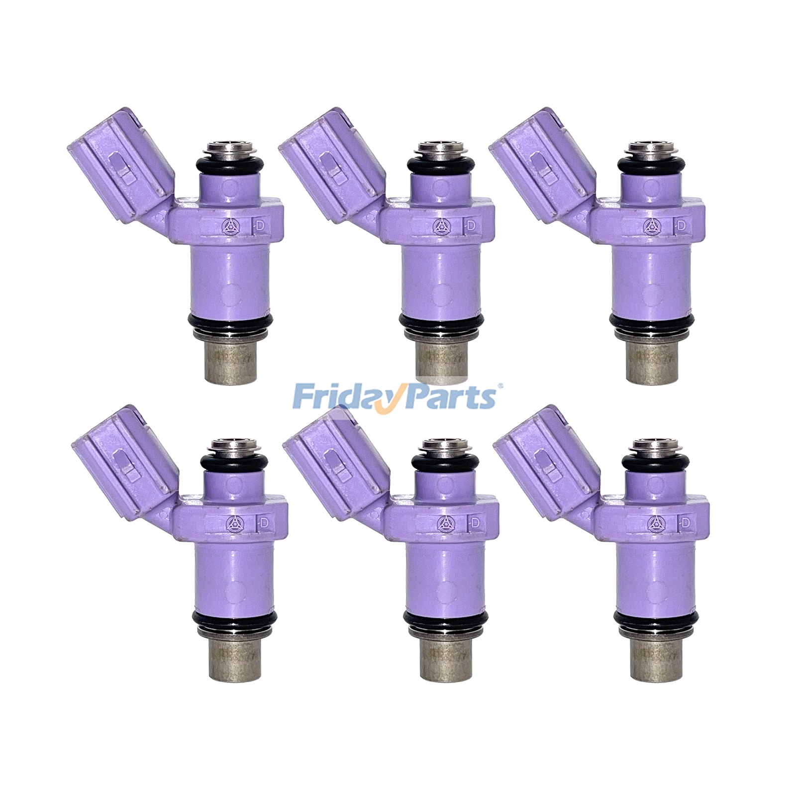 6 inyectores de combustible 6P2-13761-00 para motores fueraborda Yamaha de 250HP LF250TXR F250TXR LF250TUR F250TXRD 225HP 300HP 350HP