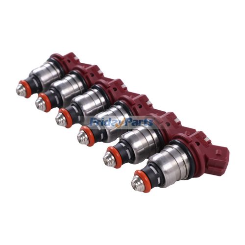 Marine Engine Injectors 6 Pieces Fuel Injector 75-90-115-200-225 for Mercury Mariner Outboard ...