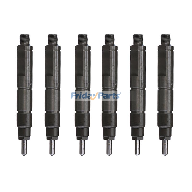 6 Pieces Fuel Injector 87840068 87840066 for New Holland Tractor 8560 8360 8260 8160 TV140 TM165 TM135 TM125